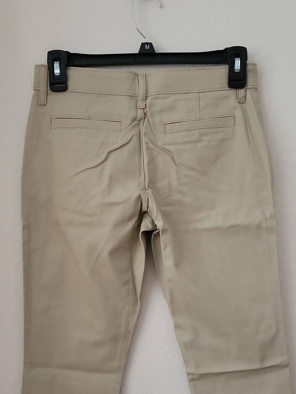 Old Navy Girl's Boot Cut School Uniform Pants, Khaki, 12, NWT